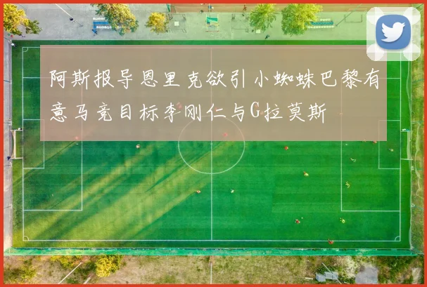 阿斯报导恩里克欲引小蜘蛛巴黎有意马竞目标李刚仁与G拉莫斯